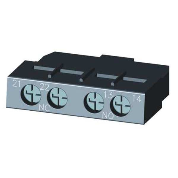 Bloque de contactos transversales para 3RV2 de Siemens, 1NC/NO - 3RV29011E