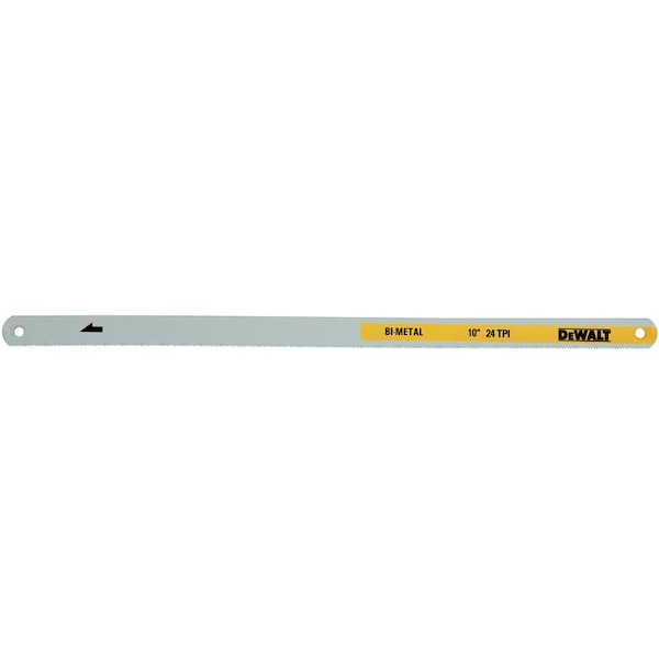 Stanley DeWalt 10 in. Bi-Metal Hacksaw Blade 24 TPI 2 pk - DWHT20549