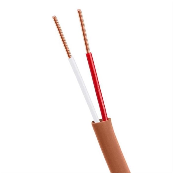 Cable de termostato sin blindaje de 18AWG y 2 conductores - 500 pies - Cmple 1331-N