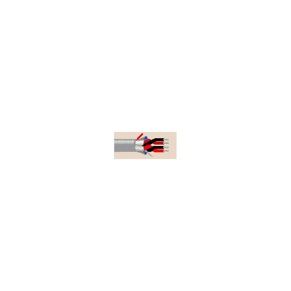 Cable de múltiples conductores Belden, AWM, 22 AWG, 4 C, Cromo, PVC, Trenzado, 300V, Interior/Exterior, 1000 pies - B9512