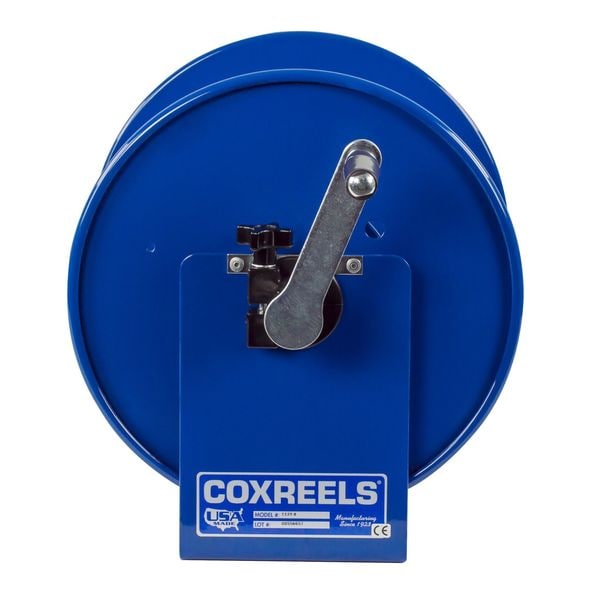 Coxreels Carrete de Almacenamiento de Cables, Operado a Mano, Color de Carrete Azul, Sin Longitud de Cable - 112Y-4
