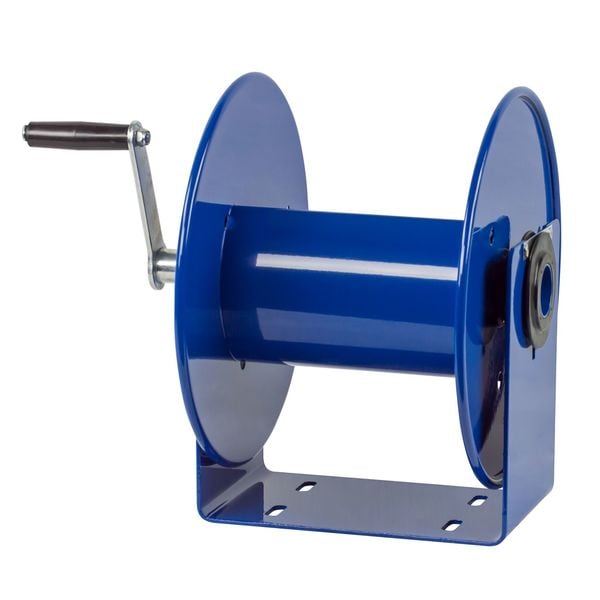Coxreels Carrete de Almacenamiento de Cables, Operado a Mano, Color de Carrete Azul, Sin Longitud de Cable - 112Y-4