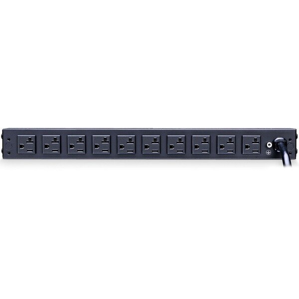 Distribuidor de energía Cyberpower de 20A con medidor 1U 12 salidas 5-20R