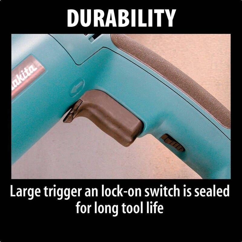 Broca Makita de 1/2 pulgadas con 7 amperes y 900 RPM - DP4000.