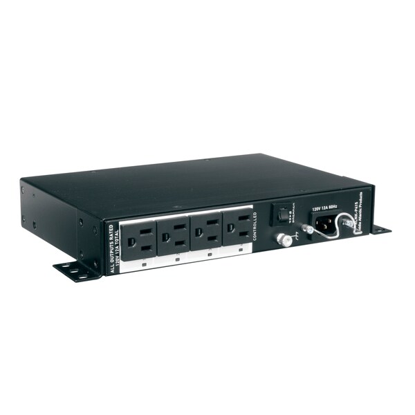 Regleta de enchufes Middle Atlantic, Supresor de picos, 4 salidas 5-15R - RLNK-P415