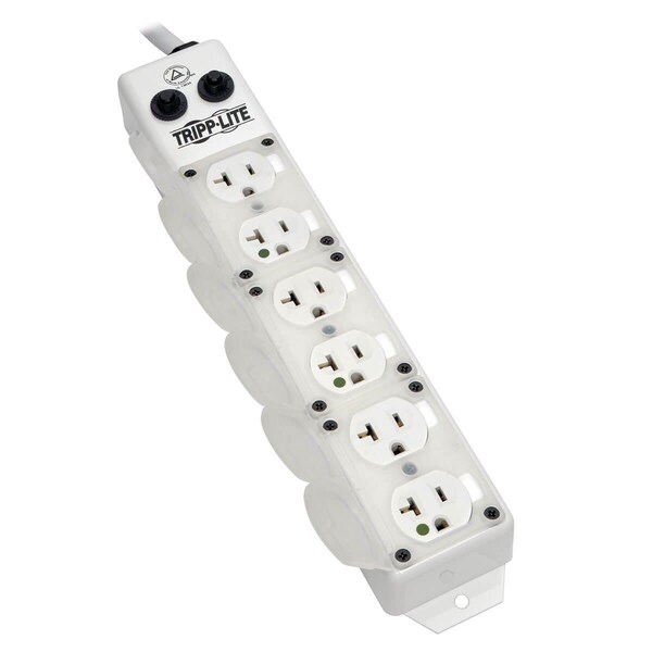 Regleta de energía de grado médico Doomsday, 6 salidas de hospital de 20A, 7 ft.