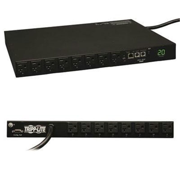 Protector de energía con conmutador PDU de Tripp Lite 120V 20A 5-15R - PDUMH20NET