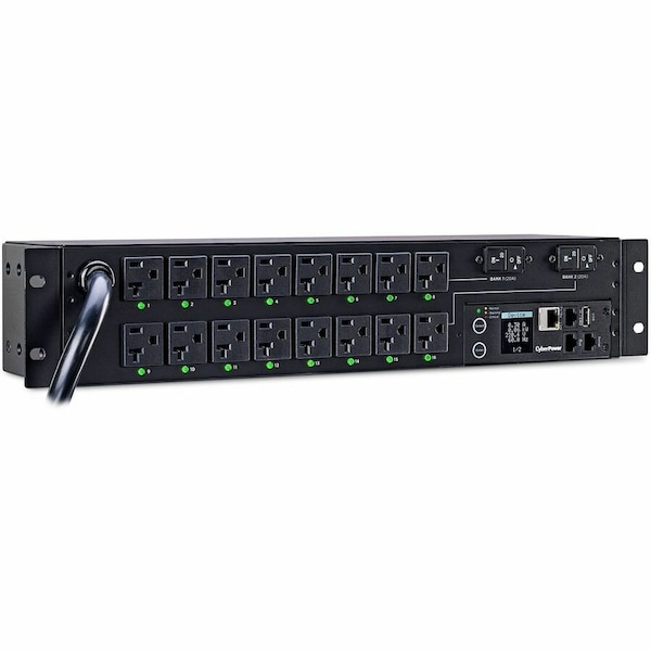 Cyberpower PDU SWITCHED de 30A 120V con 16 salidas 5-20R L5-30P SNMP 12FT