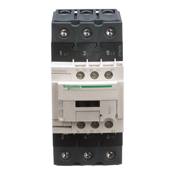 Contacto magnético no reversor de Schneider Electric 120VAC 3P 45A NEMA 2 - T02DN13G7