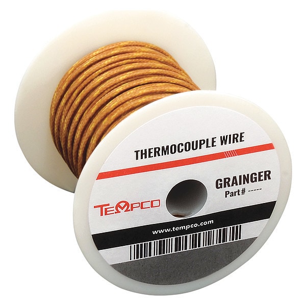 Cable de Plomo para Termopar Tipo J, 20AWG, Estándar, 250 pies - TCWR-1023
