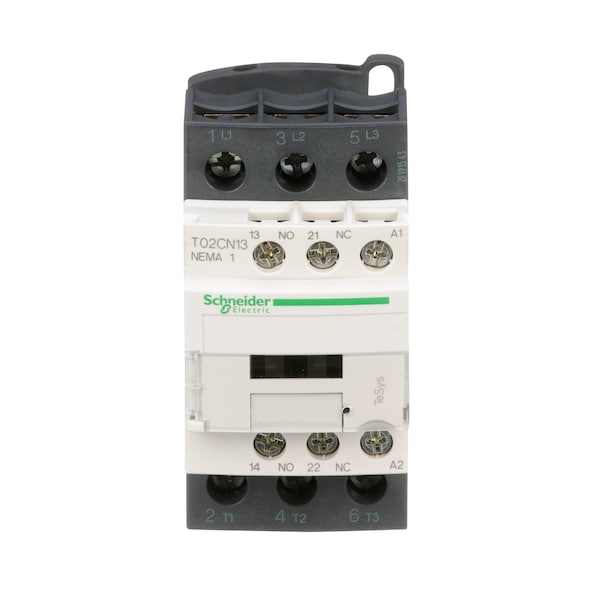 Contactor magnético de 120VAC no reversor de Schneider Electric 3P 27A NEMA 1 - T02CN13G7