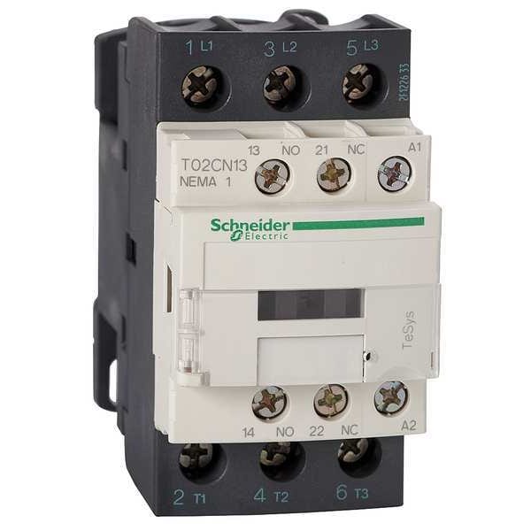 Contactor magnético de 120VAC no reversor de Schneider Electric 3P 27A NEMA 1 - T02CN13G7