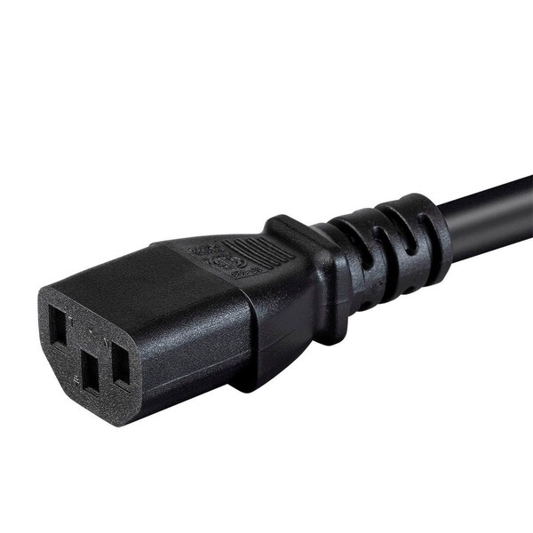 Cable de extensión resistente Monoprice - IEC 60320 C14 a IEC 60320 C13_ 14AWG_ 15A - 35057