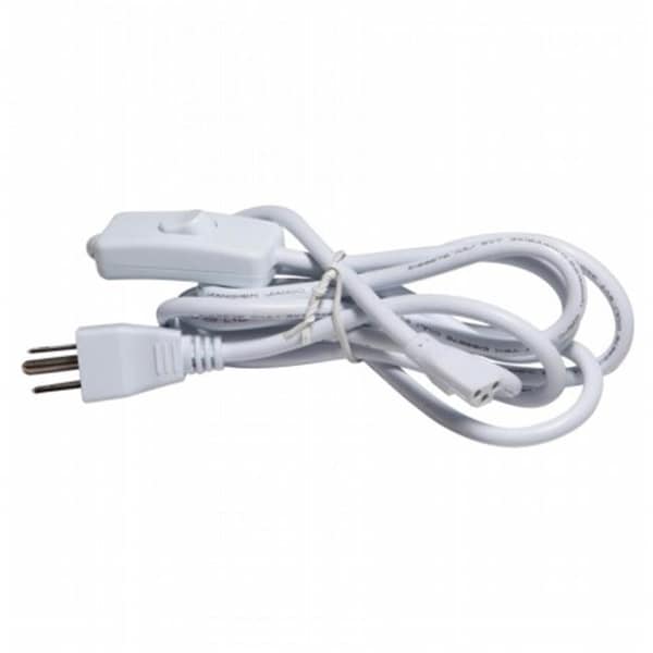Inteled InteLED 789SPC-WHT Cable de corriente de 6 pies con enchufe y interruptor en línea - 789SPC-WHT