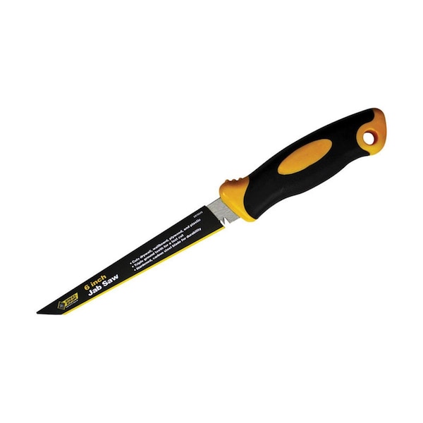 Steel Grip 6 in. High Carbon Steel Jab Saw; Yellow - 2796902