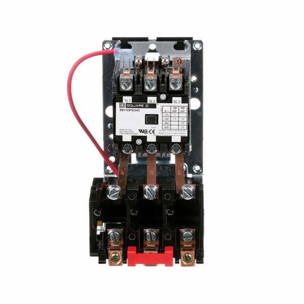 Square D No Reversible Sin Carcasa Clasificación NEMA, 208 a 240V CA - 8911DPSO43V09