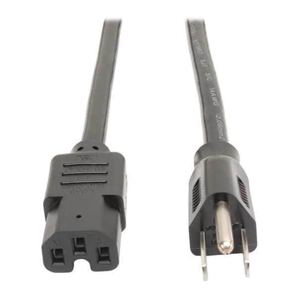 Cable de corriente Tripp Lite, HD, 5-15P a C15, 15A, 14AWG, 8ft - P019-008