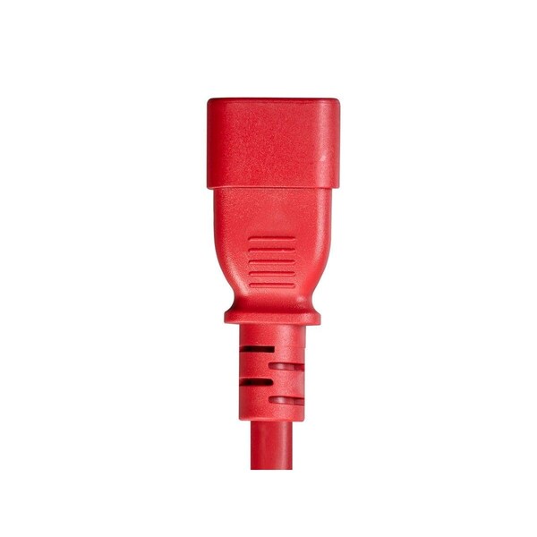 Cable de alimentación resistente Monoprice - IEC 60320 C14 a IEC 60320 C15_ 14AWG_ 15A_ S - 33652