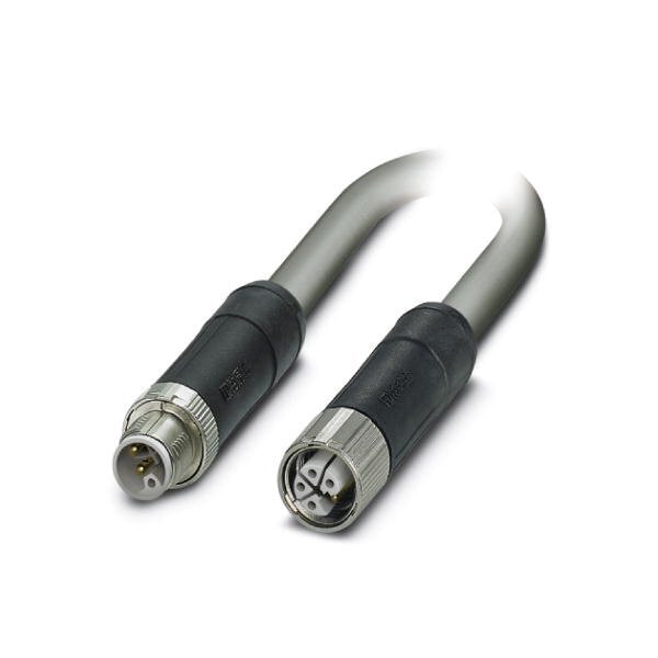 Phoenix Contact SAC-5P-M12MSL/0 6-510/FSL FE Power - Conector M12 de 5 pines, macho a hembra, para conexión de alimentación