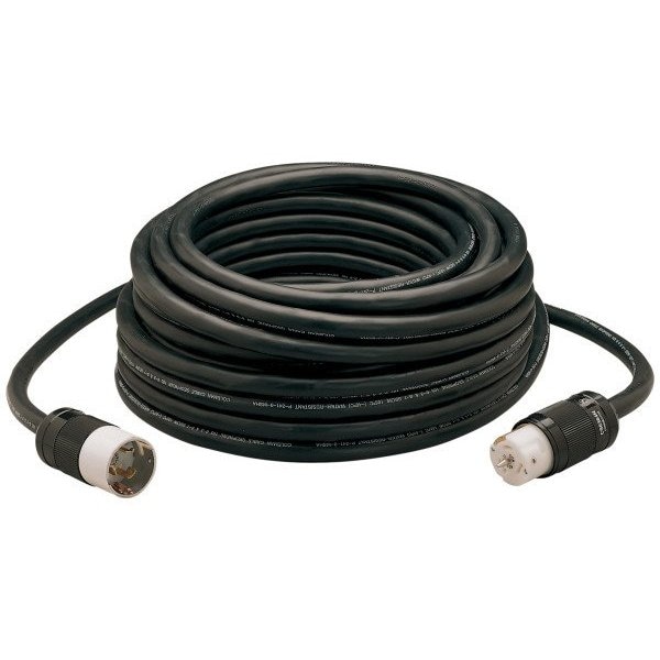 Cable Southwire SEOOW de 100FT 6/3 - 8/1 con extremos de grado de contratista de 50A 125/250V - Negro