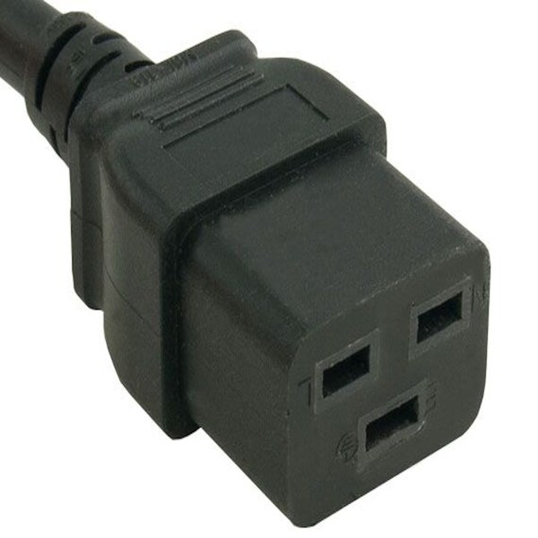 Cable de alimentación de 3 pies 14 AWG 15A 250V de Sanoxy IEC320 C20 a IEC320 C19