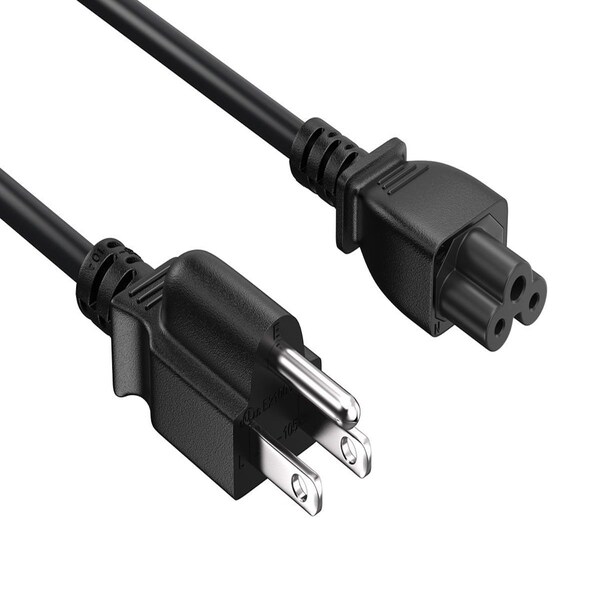 Paquete de 2 cables de corriente alterna de 3 pies para portátil de 3 clavijas IEC320 C5 a NEMA 5-15P - SNX-CBL-LDR-PW111-1203