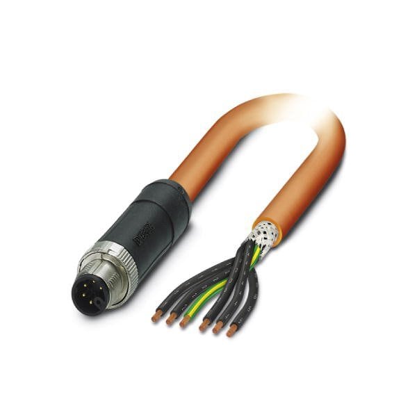Conector Phoenix Contact SAC-6P-M12MSM/ 3 0-PUR PE SH Power - 1414954