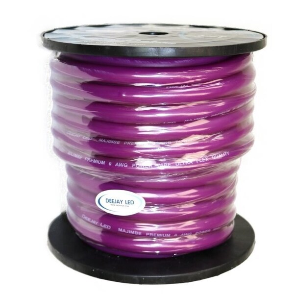 Cable de alimentación grueso calibre cero de 72 pies para uso de corriente pesada en color PURPLE - TBH072PURPLEMIX