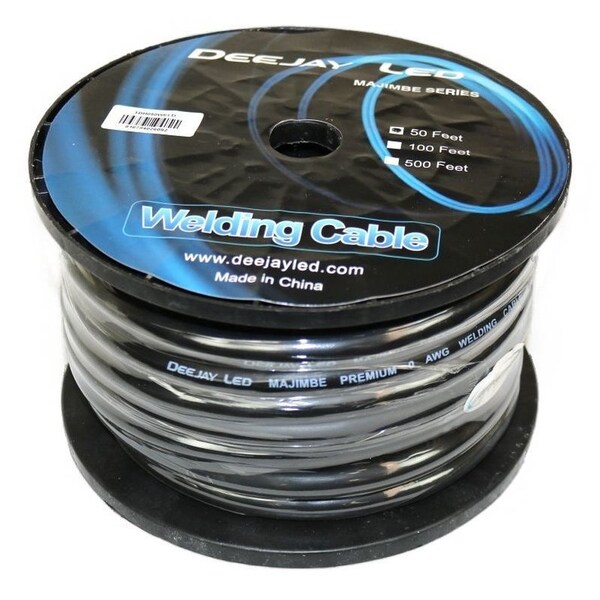 Cable de Alimentación de Cobre calibre 0 para Audio en Vehículos o Soldadura por Arco - TBH050WELD