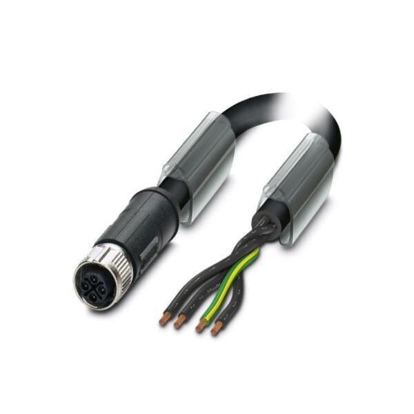 Cable de alimentación Phoenix Contact SAC-4P-50-PUR/M12FSS PE - 1408845