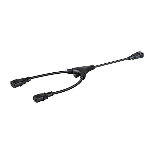 Cable divisor resistente Monoprice - IEC 60320 C20 a 2x IEC 60320 C13_14 - 35118