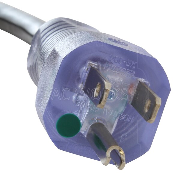 Cable de corriente médica de grado 20FT 14/3 15A con conector IEC C13 en ángulo recto - MD15ARC13-240BK
