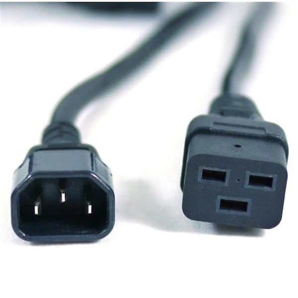 Cable de corriente extra resistente de 14 AWG de Serverusa IEC320 C14 Macho a IEC320 C19 Hembra - SE2509659
