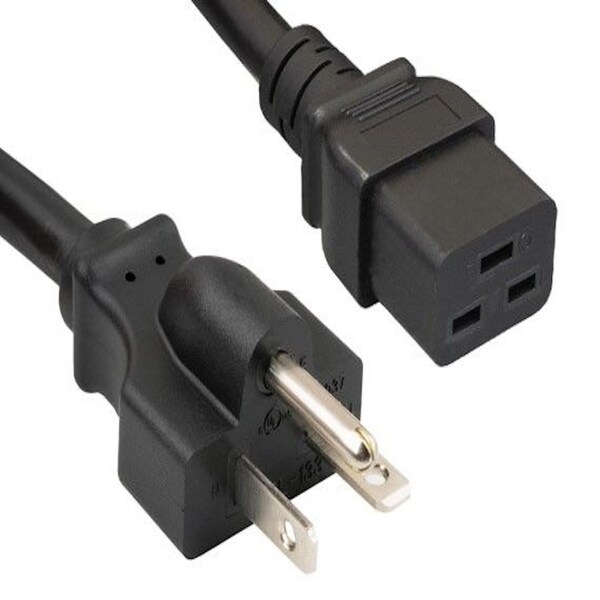 Cable de alimentación Sanoxy de 3 pies 12 AWG 20A 250V NEMA 6-20P a IEC 320 C19