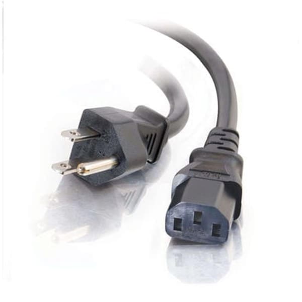 Cable de corriente universal apantallado de 6 pies Iec320C13 a Nema 5-15P - FA761512
