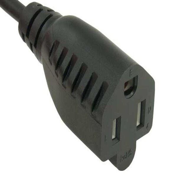 Sanoxy 2 PACK 1ft 18 AWG Cordón Adaptador de Energía para Monitor NEMA 5-15R a IEC320 C14 - SNX-CBL-LDR-PW105-1201