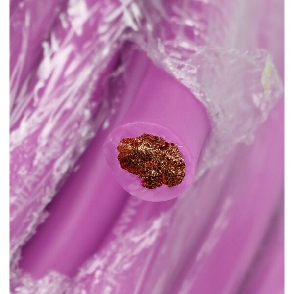 Cable de Alimentación de Cobre Puro 2 GAUGE de 72 FT para Amplificadores de Audio Vehicular en PURPLE - TBH272PURPLECOPP
