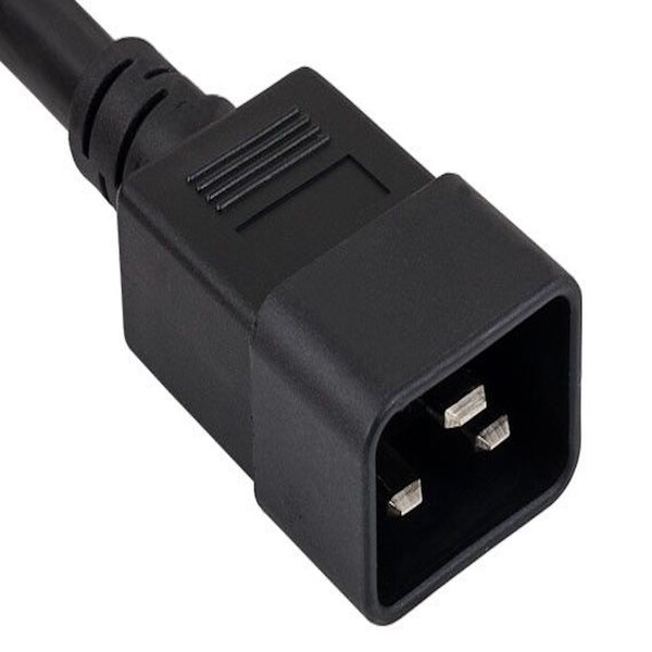 Cable de corriente pesado de 4 pies 12 AWG 20A 250V de Sanoxy de IEC320 C20 a IEC320 C21