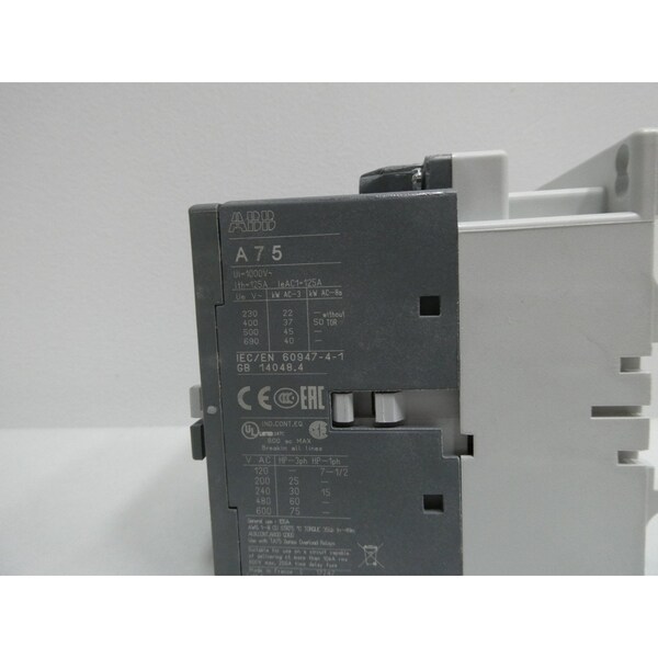 Contacto de CA Abb 110-120V-AC 105A 60HP - 1SBL411001R8411 A75-30-11