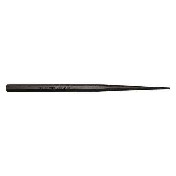 Mayhew Pro Line Punch, 8in L, 3/32in Tip, Steel, BO - 22021