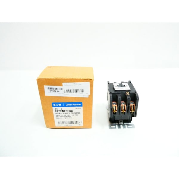 Contactador de propósito definido Eaton Cutler-Hammer 208/240V-Ac 50A Amp Otro Contactador - C25FNF350B