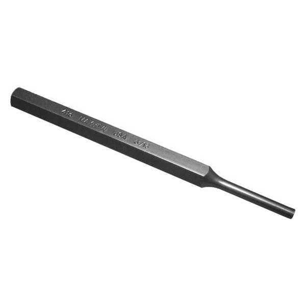 Mayhew Select Pin Punch, 5-1/4in L, 3/16in Tip, Steel - 71004