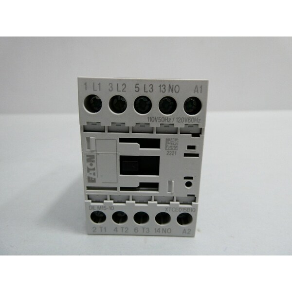 Eaton 120V-AC 20A AMP 10HP AC CONTACTOR - DILM15-10 XTCE015B10A