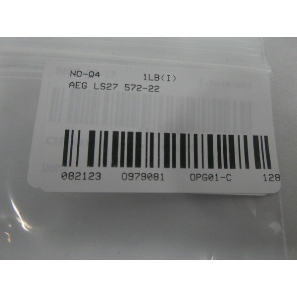 Aeg 120V-AC 40A AMP 15HP CONTACTOR DE CA - LS27 572-22
