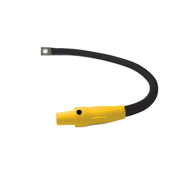 Ensambles de Potencia Tipo W Pigtail 400A 4/0 AWG Serie 16 Camlock Hembra a Lug 3 ft, Amarillo