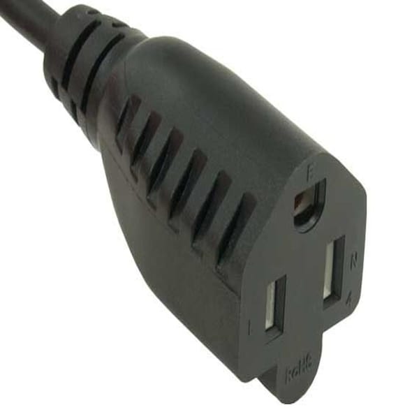 Paquete de 2 cables adaptadores de energía para monitor de 3 pies 18 AWG NEMA 5-15R a IEC320 C14 - SNX-CBL-LDR-PW105-1203