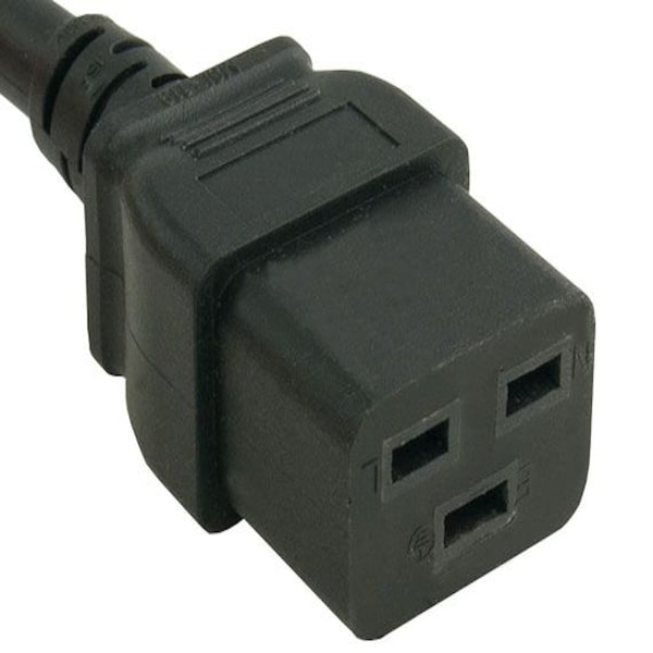 Cable de corriente Sanoxy de 1ft 14 AWG 15A 250V IEC320 C20 a IEC320 C19 - SNX-CBL-LDR-PW122-1201