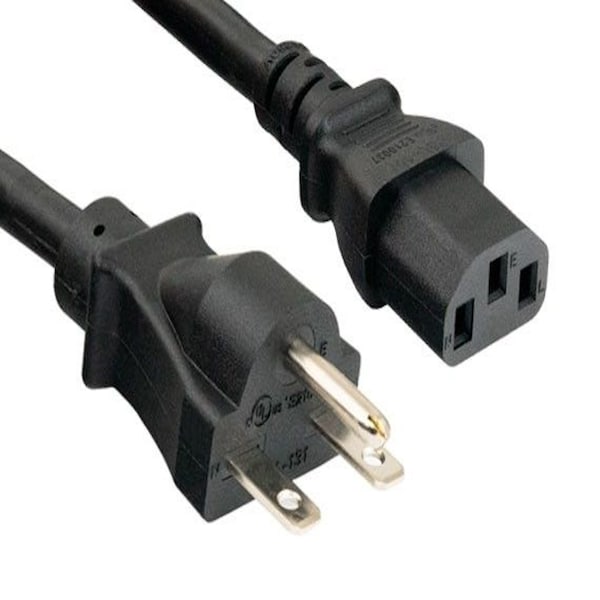 Cable de corriente Sanoxy de 3 pies, 14 AWG, 15A, 250V NEMA 6-15P a IEC 320 C13