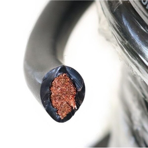 Cable de Alimentación de Cobre Puro 2 GAUGE 72 FT para Amplificadores de Audio Vehicular Negro - TBH272BLACKCOPPE