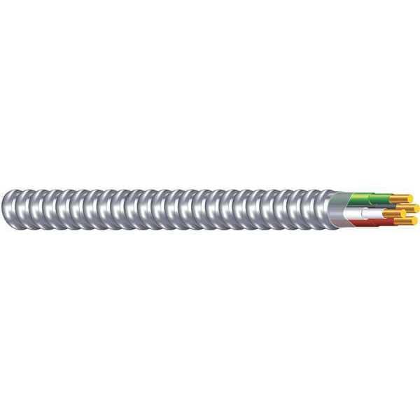 Cable de Edificio Blindado Southwire, MC, 12 AWG, 3C con Tierra C, Plata, Aluminio, Sólido, 600V AC, 250 ft - 68583401